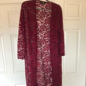 Wine lace cover